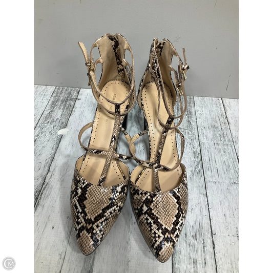 Shoes Heels Block By Adrienne Vittadini In Animal Print, Size: 9.5