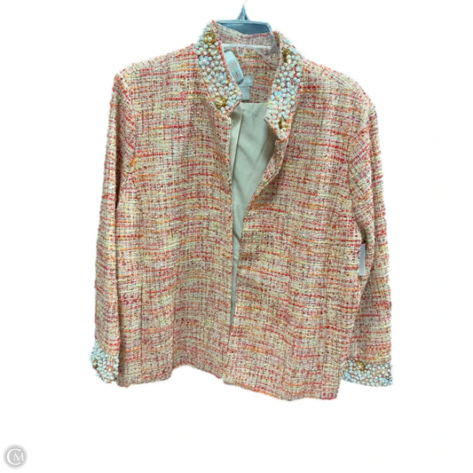 Blazer By Chicos In Orange, Size: Xl