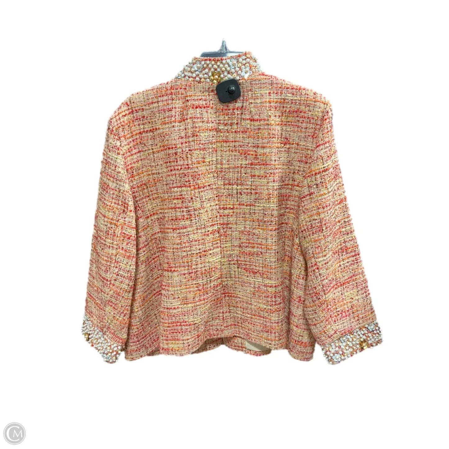 Blazer By Chicos In Orange, Size: Xl
