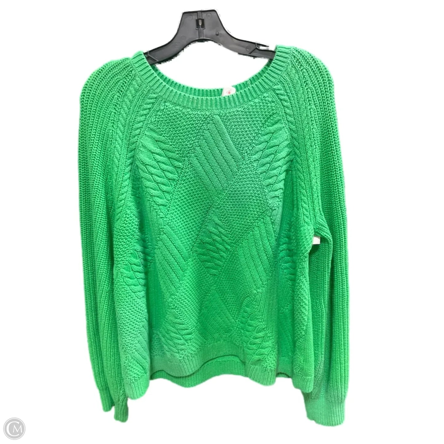 Sweater By Talbots In Green, Size: Xl