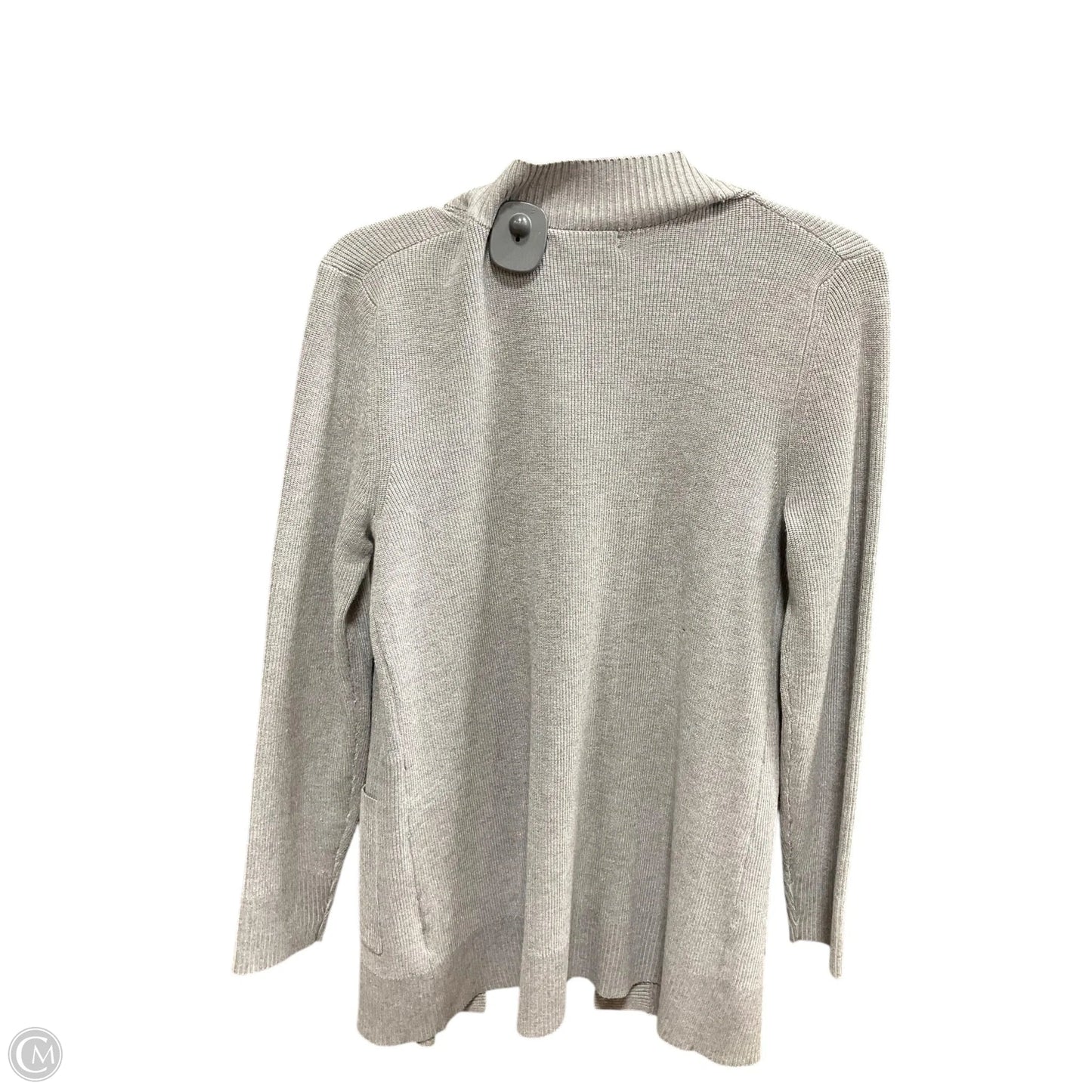 Sweater Cardigan By Spense In Grey, Size: Mp