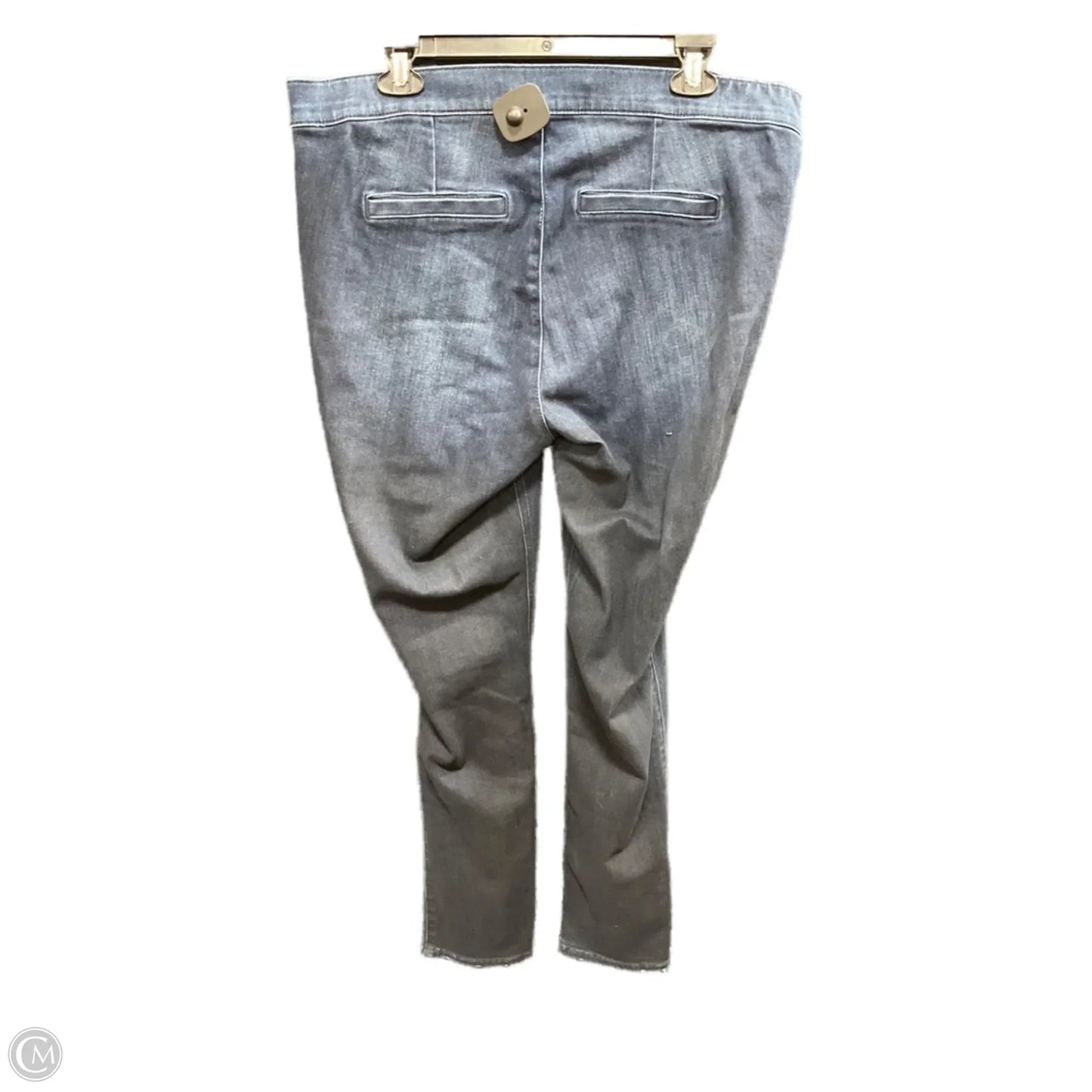 Jeans Straight By Express In Blue Denim, Size: 18