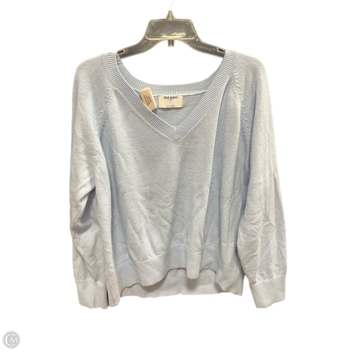 Top Long Sleeve By Old Navy In Blue, Size: L