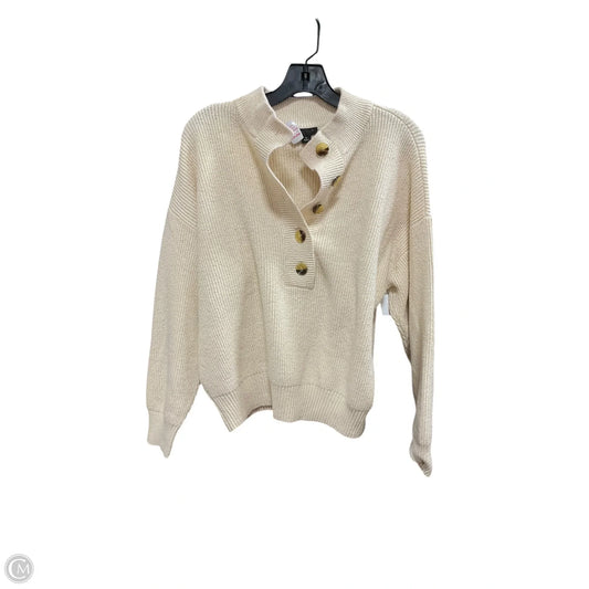 Cardigan By Ann Taylor In Cream, Size: Xl