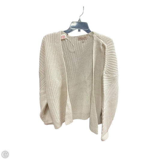 Sweater Cardigan By Philosophy In Beige, Size: L