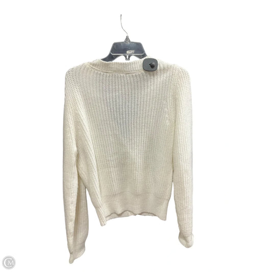 Sweater Cardigan By White House Black Market In Cream, Size: L