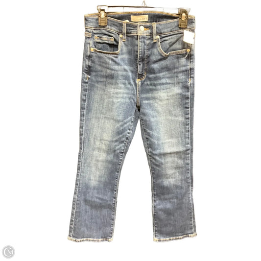 Jeans Straight By Loft In Blue Denim, Size: 6