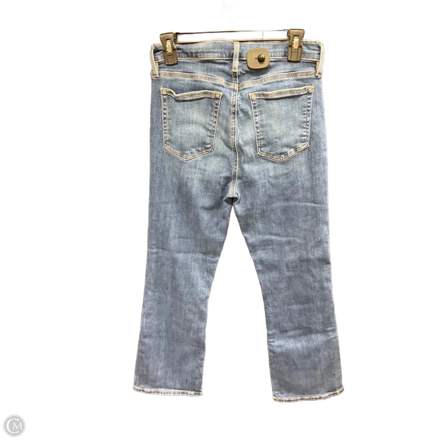 Jeans Straight By Loft In Blue Denim, Size: 6