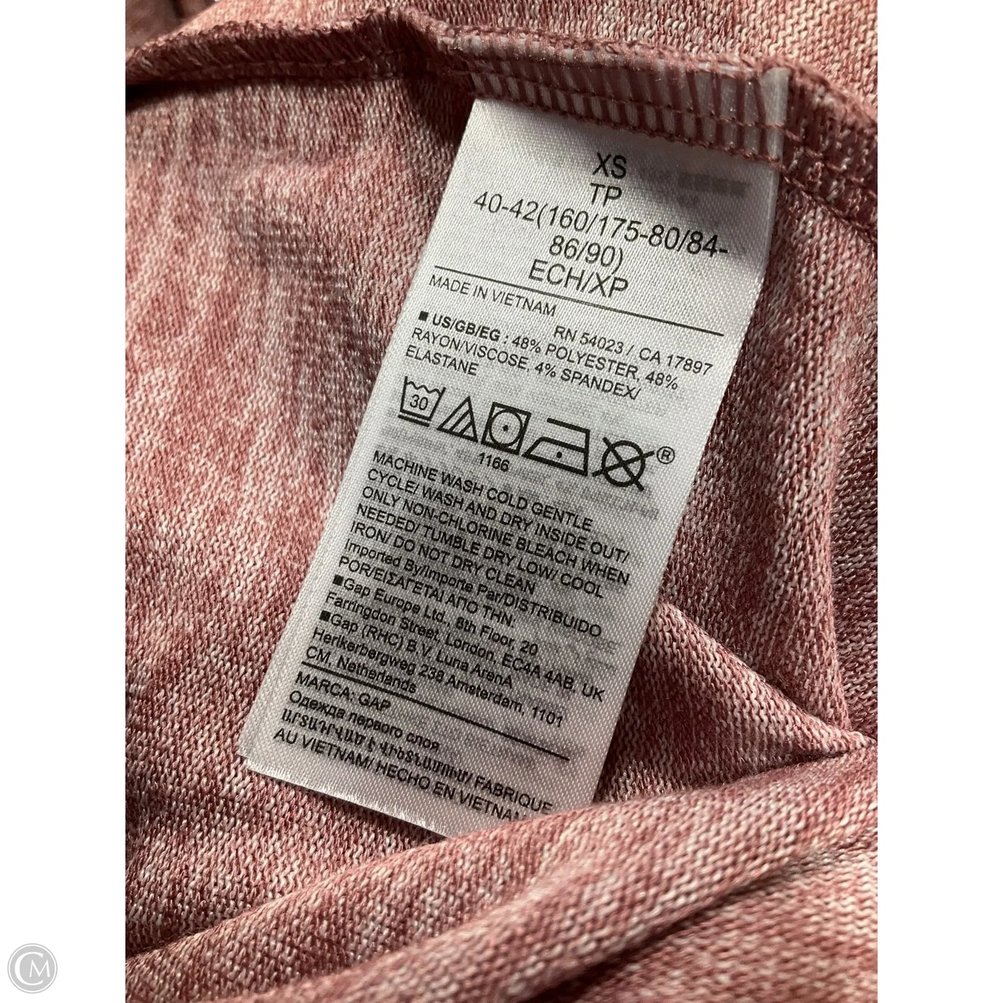 Cardigan By Gap In Pink, Size: Xs