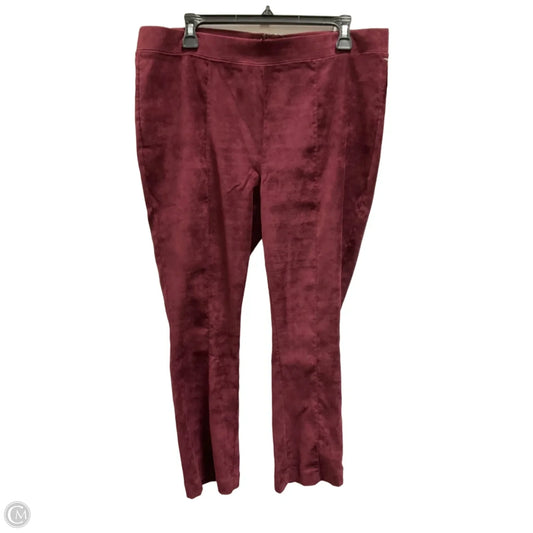 Pants Dress By Not Your Daughters Jeans In Red, Size: 12