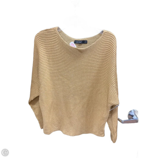 Sweater By Ralph Lauren In Gold, Size: L