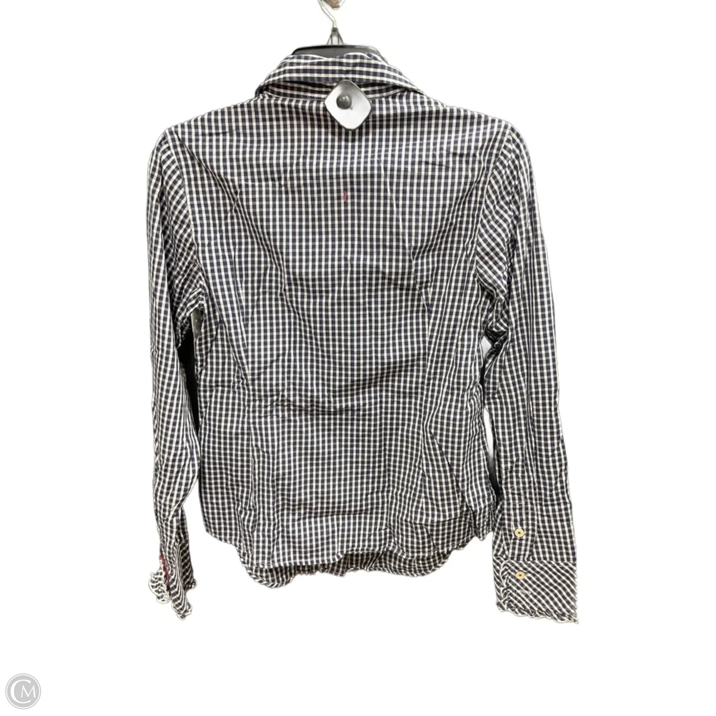 Blouse Designer By Lilly Pulitzer In Checkered Pattern, Size: 6