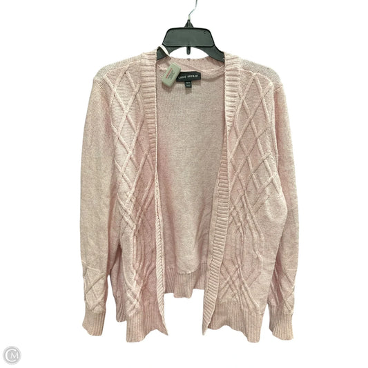 Sweater Cardigan By Lane Bryant In Pink, Size: 18