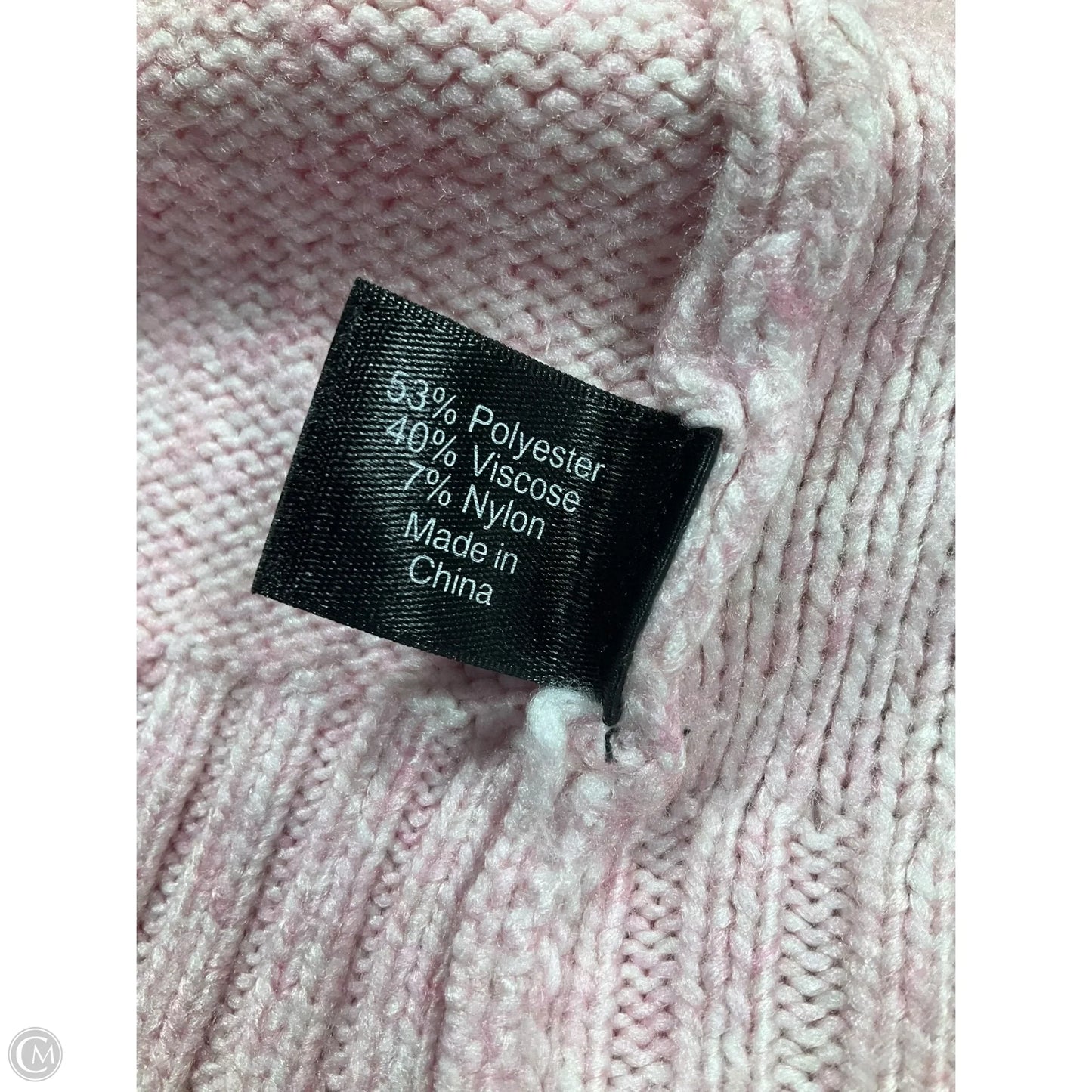 Sweater Cardigan By Lane Bryant In Pink, Size: 18