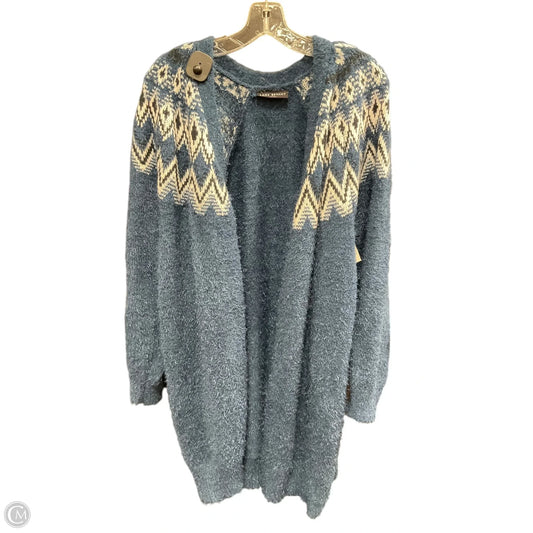 Sweater Cardigan By Lane Bryant In Blue, Size: 18