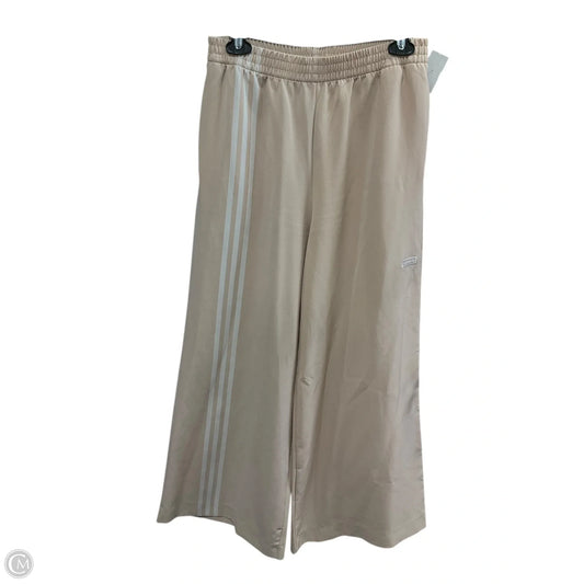 Athletic Pants By Adidas In Tan, Size: M