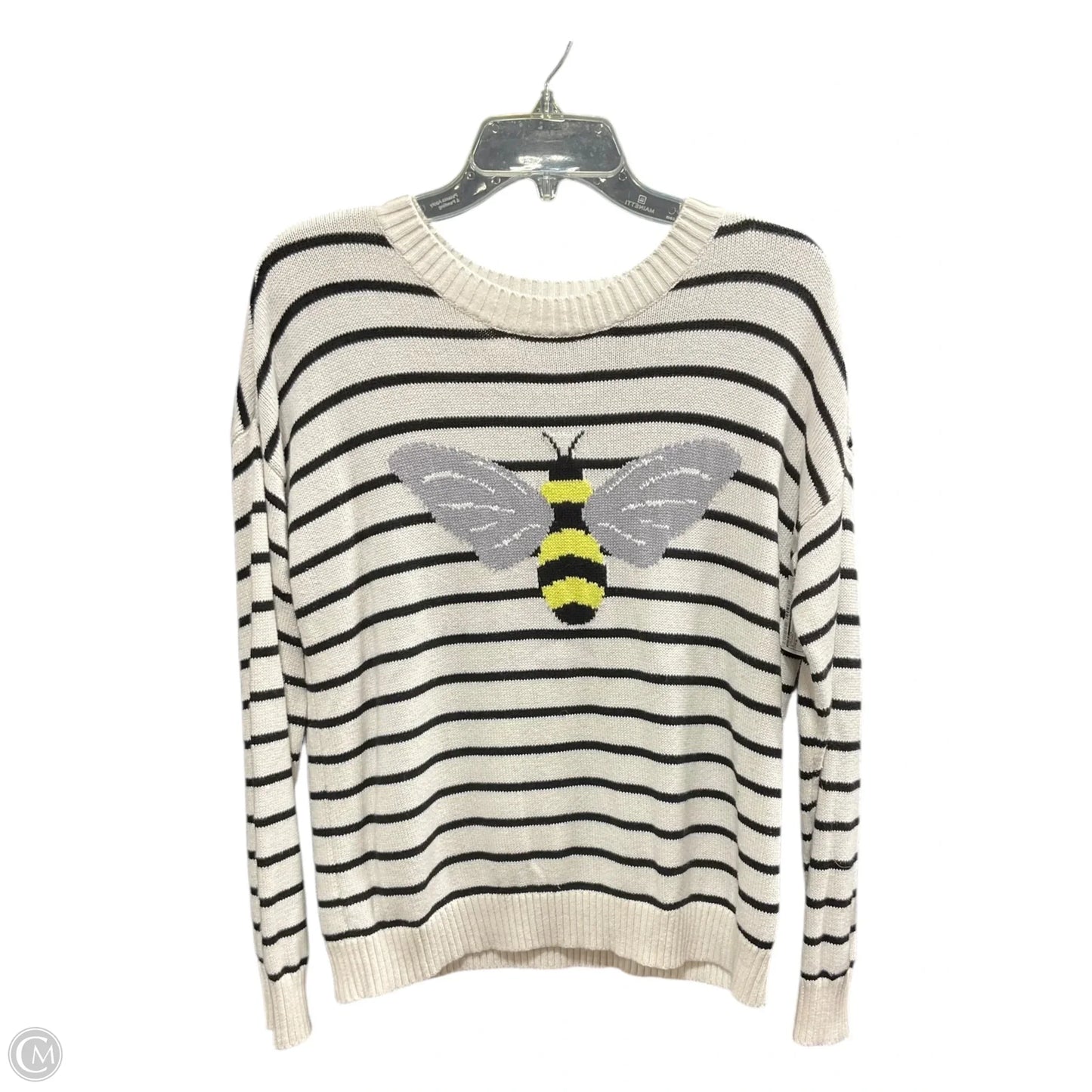 Sweater By Loft In Striped Pattern, Size: M