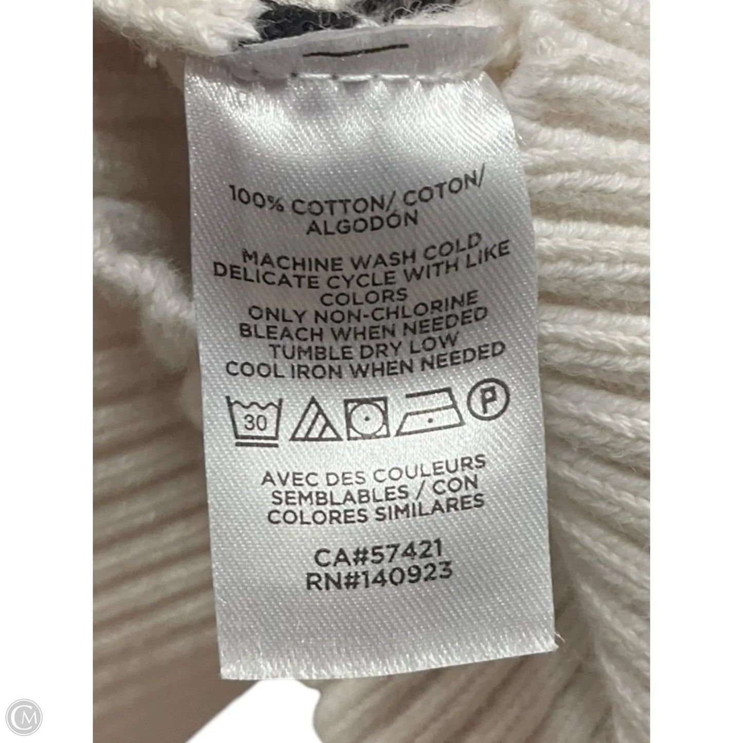 Sweater By Loft In Striped Pattern, Size: M