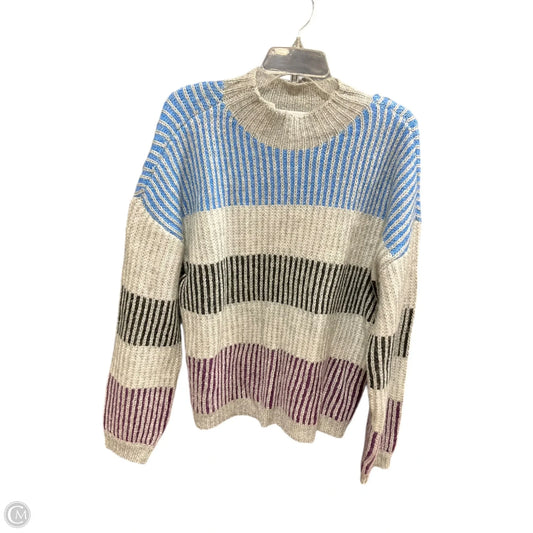 Sweater By Liz Claiborne In Grey, Size: L