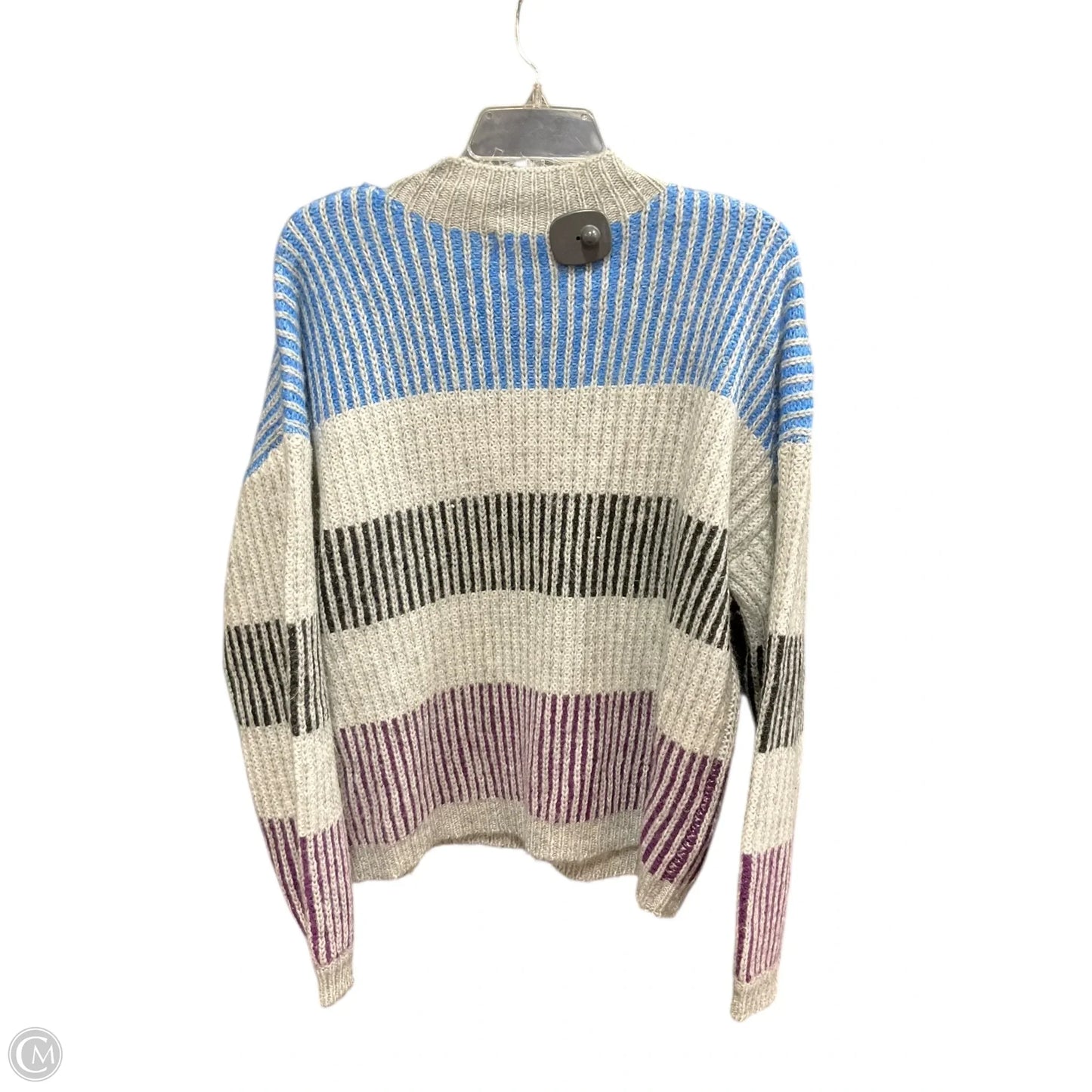 Sweater By Liz Claiborne In Grey, Size: L