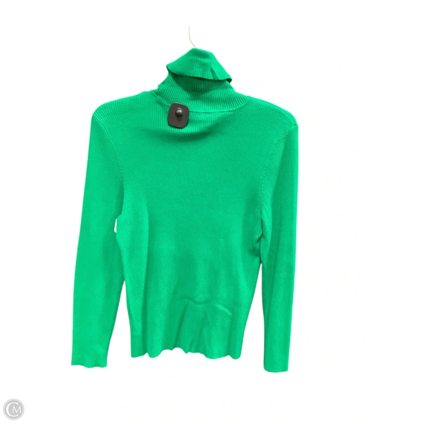Top Long Sleeve Basic By Lauren By Ralph Lauren In Green, Size: Xl