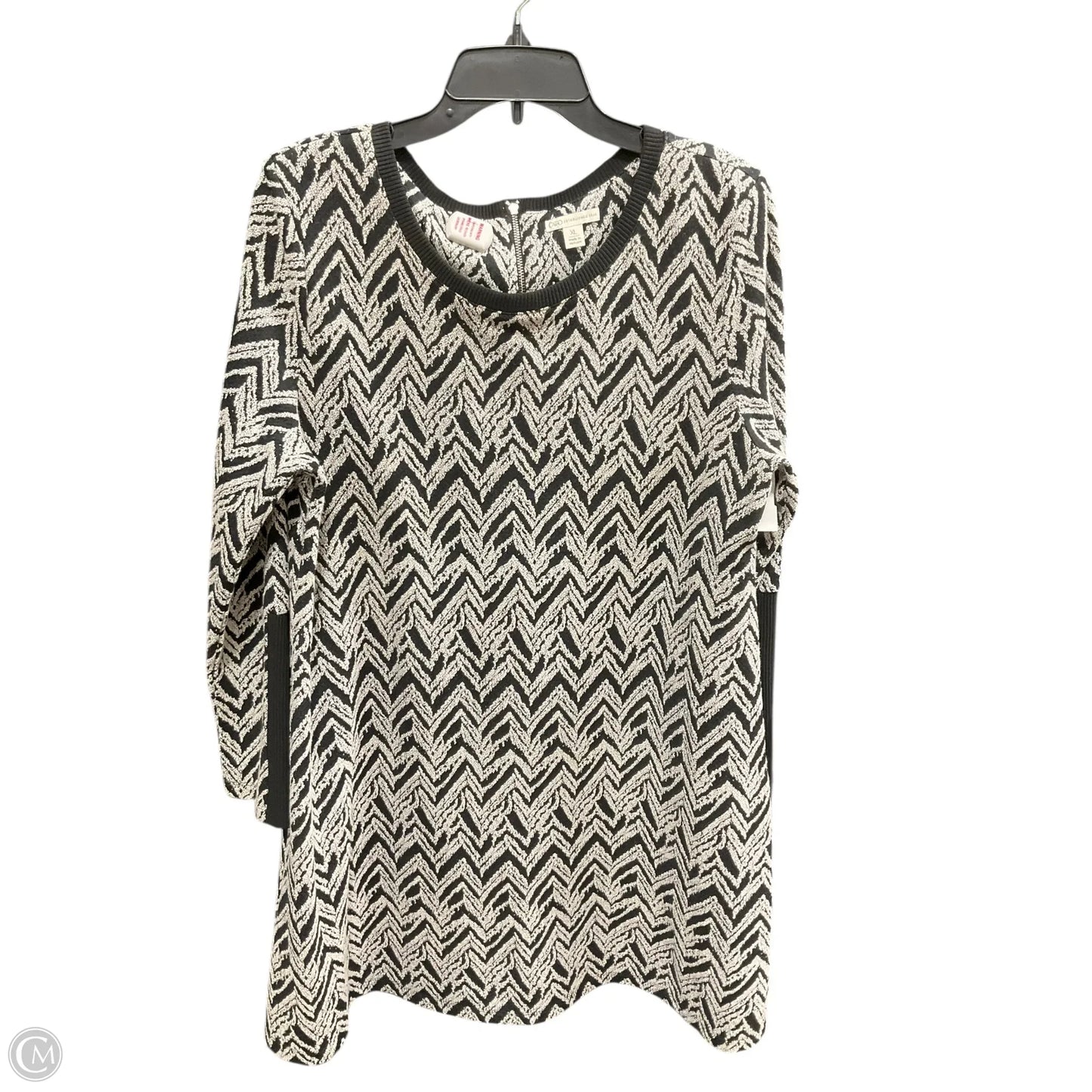 Dress Casual Short By Cato In Black & White, Size: Xl