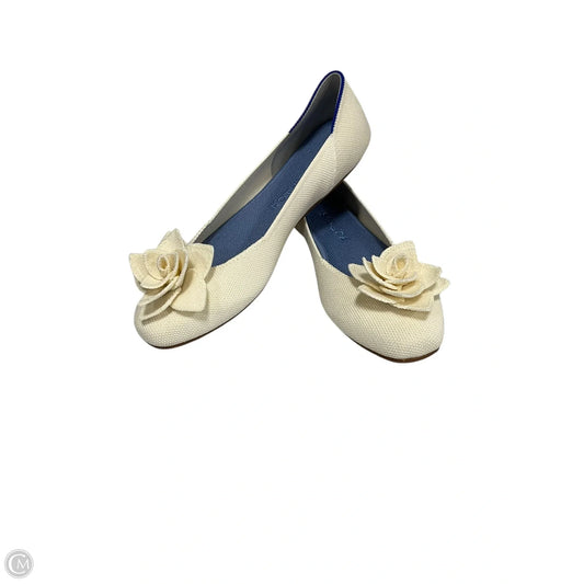 Shoes Flats By Rothys In Cream, Size: 8