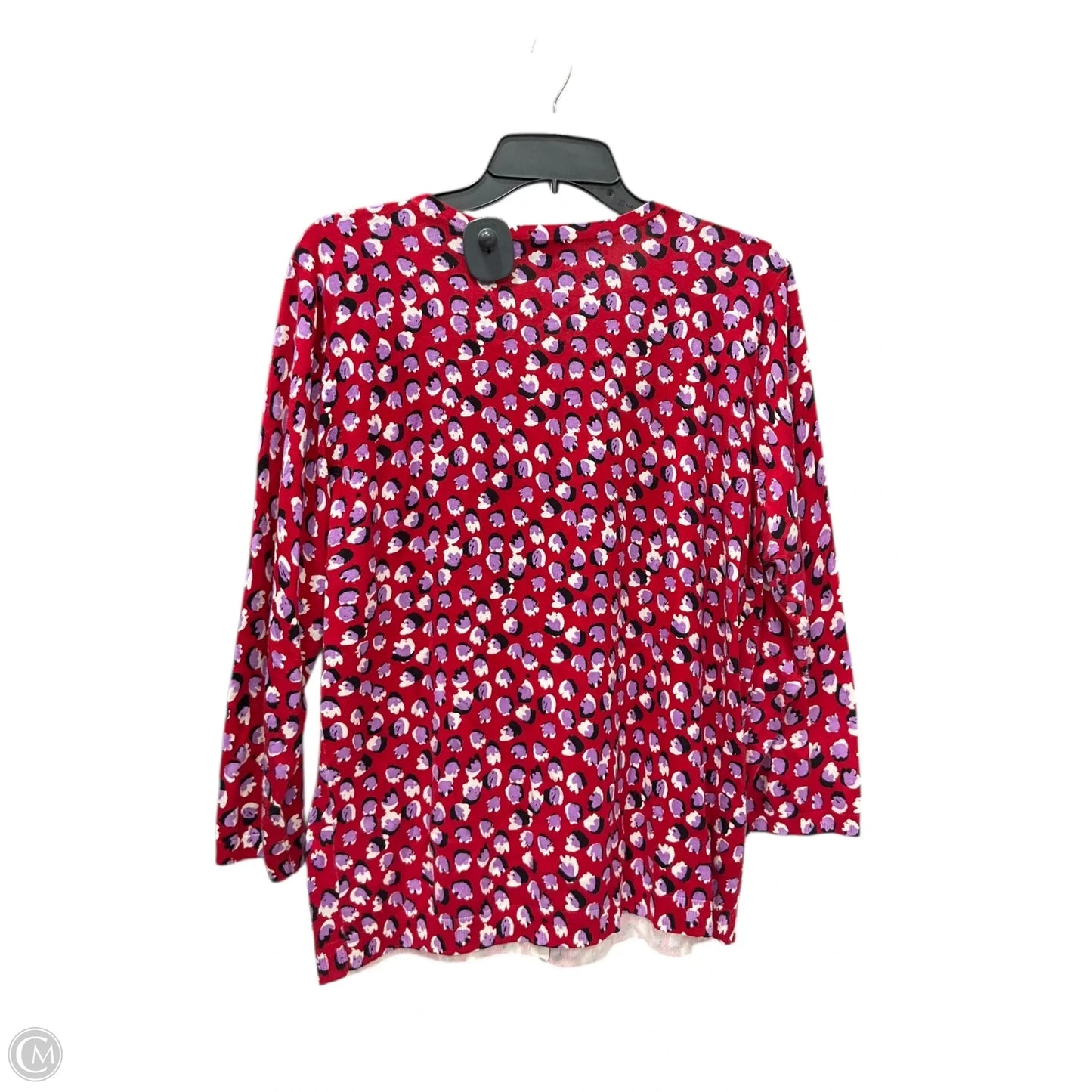 Cardigan By Talbots In Red, Size: Xl