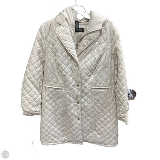 Coat Puffer & Quilted By Lane Bryant In Tan, Size: 14