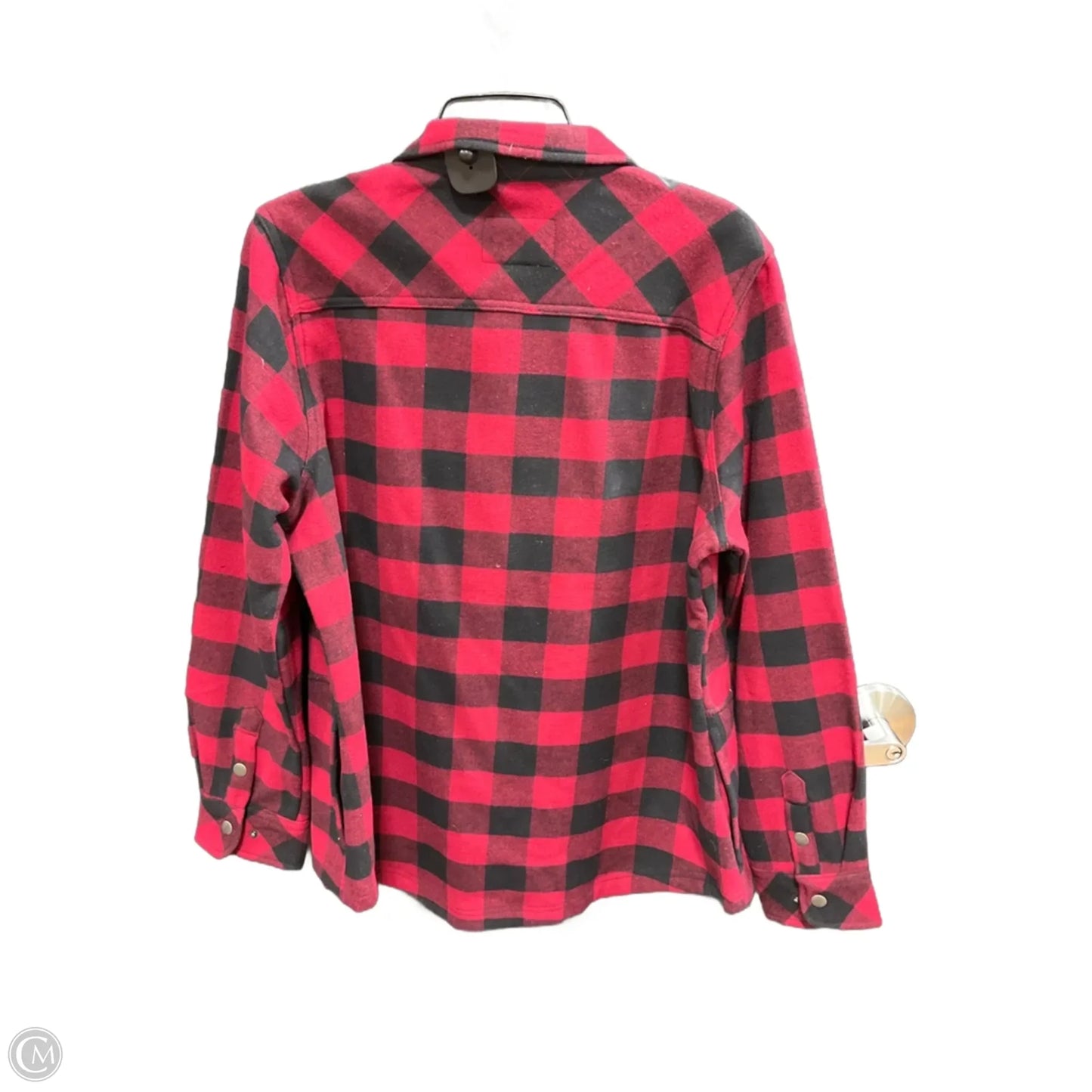 Jacket Shirt By Orvis In Checkered Pattern, Size: Xl