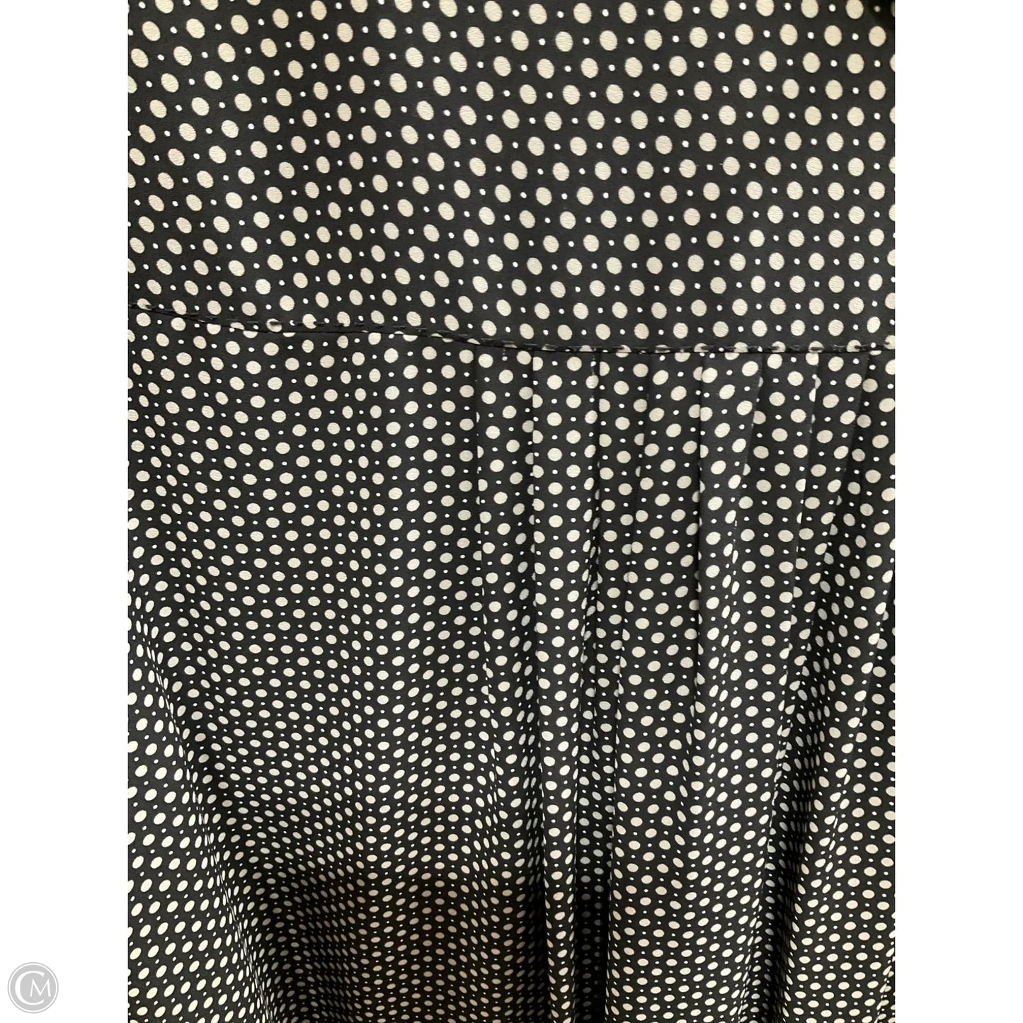 Top Long Sleeve Basic By Lane Bryant In Polkadot Pattern, Size: 18