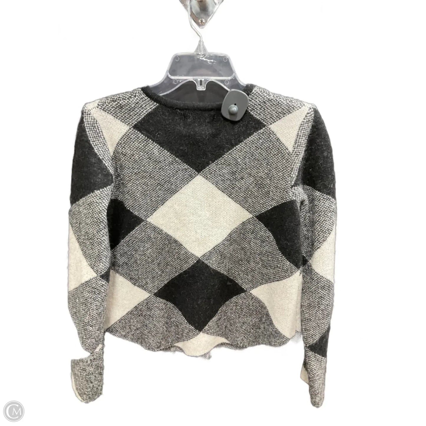 Cardigan By Cynthia Rowley In Black & White, Size: S