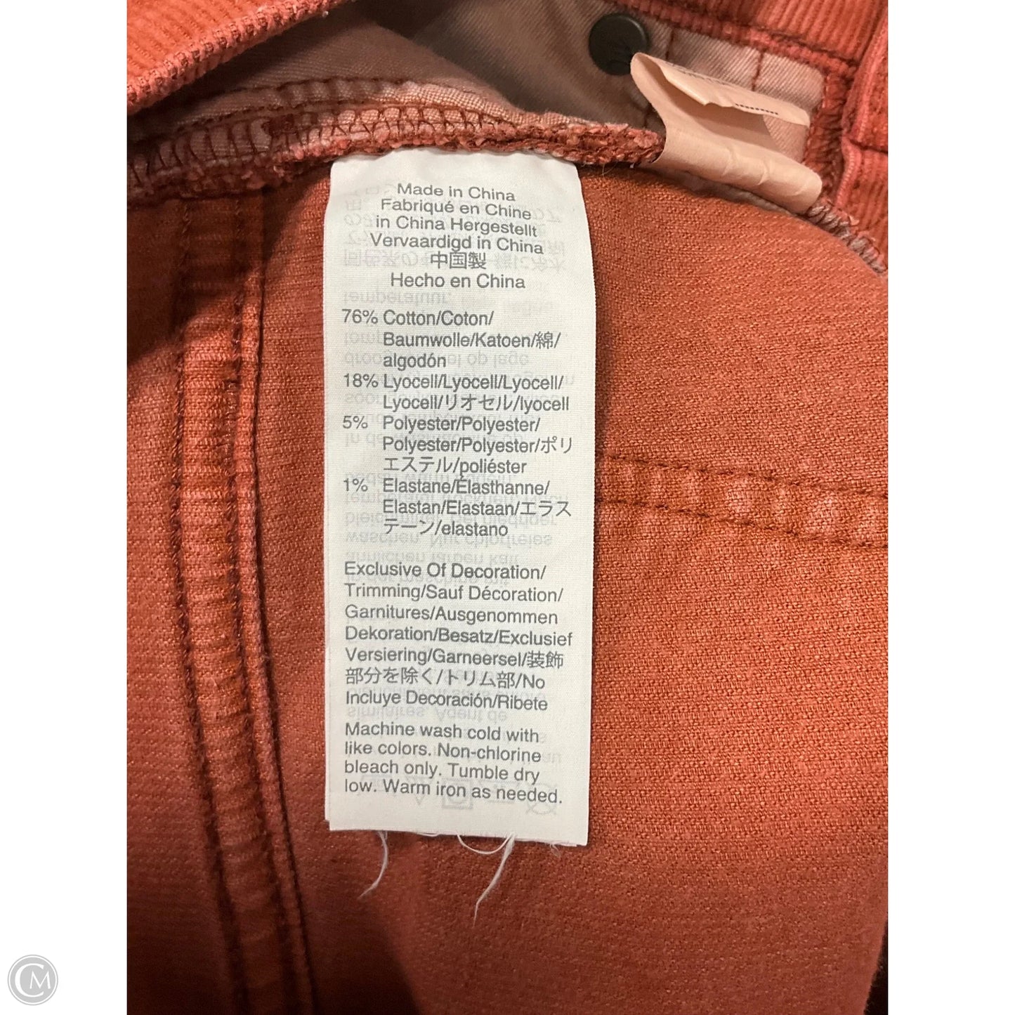 Pants Other By Madewell In Orange, Size: 4