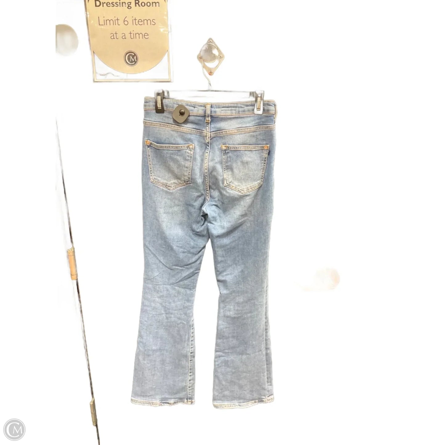 Jeans Flared By Pilcro In Blue Denim, Size: 6