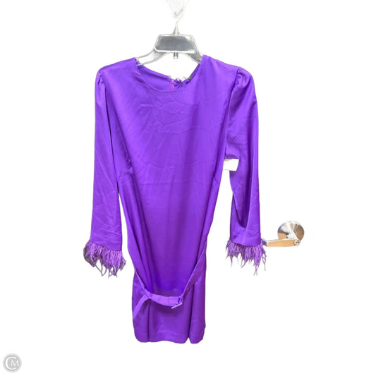 Dress Casual Short By Ann Taylor In Purple, Size: 12