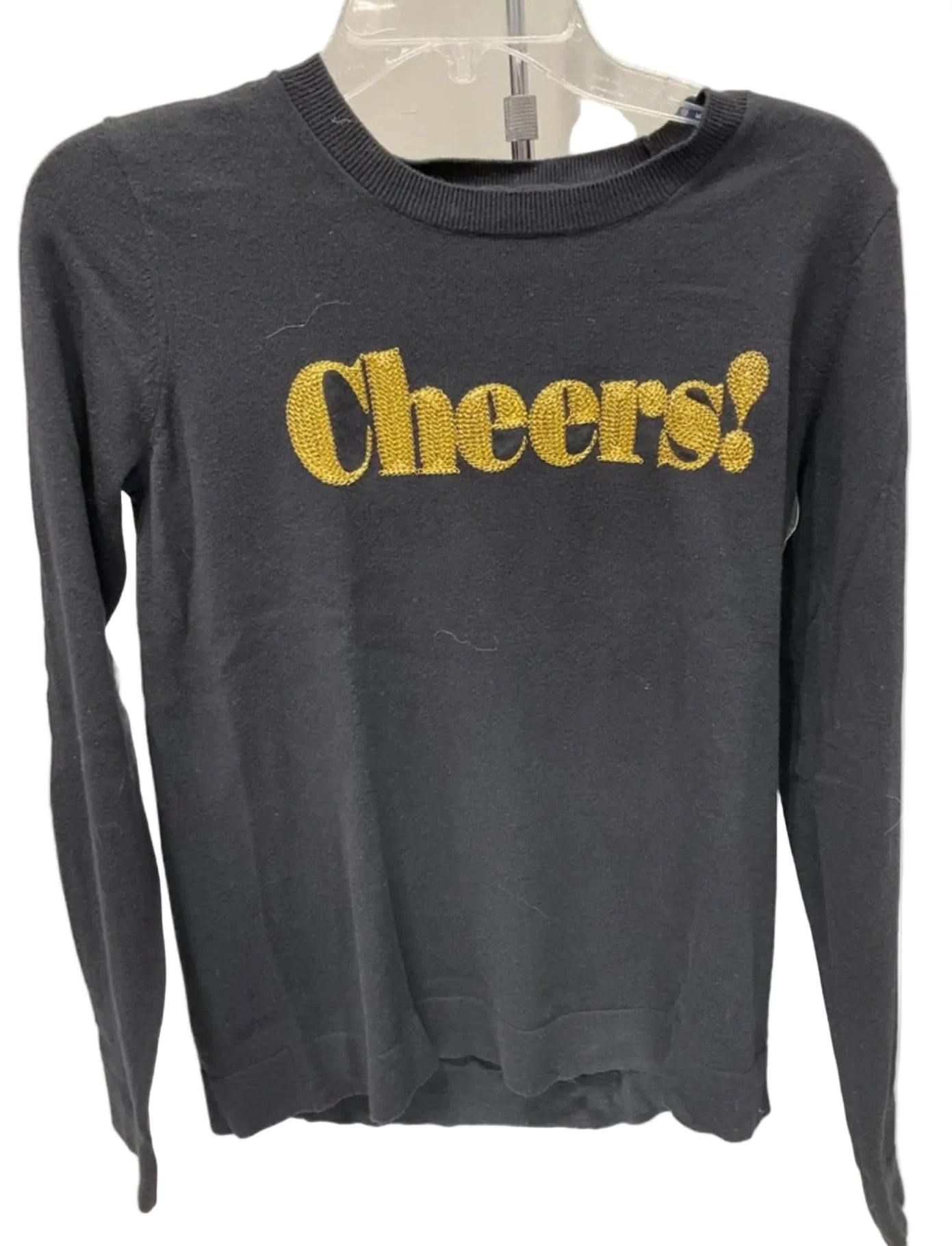 Top Long Sleeve By J. Crew In Black, Size: S