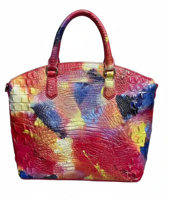 Handbag Designer By Brahmin, Size: Large