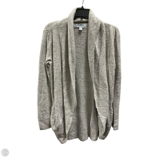 Sweater Cardigan By Barefoot Dreams In Tan, Size: M