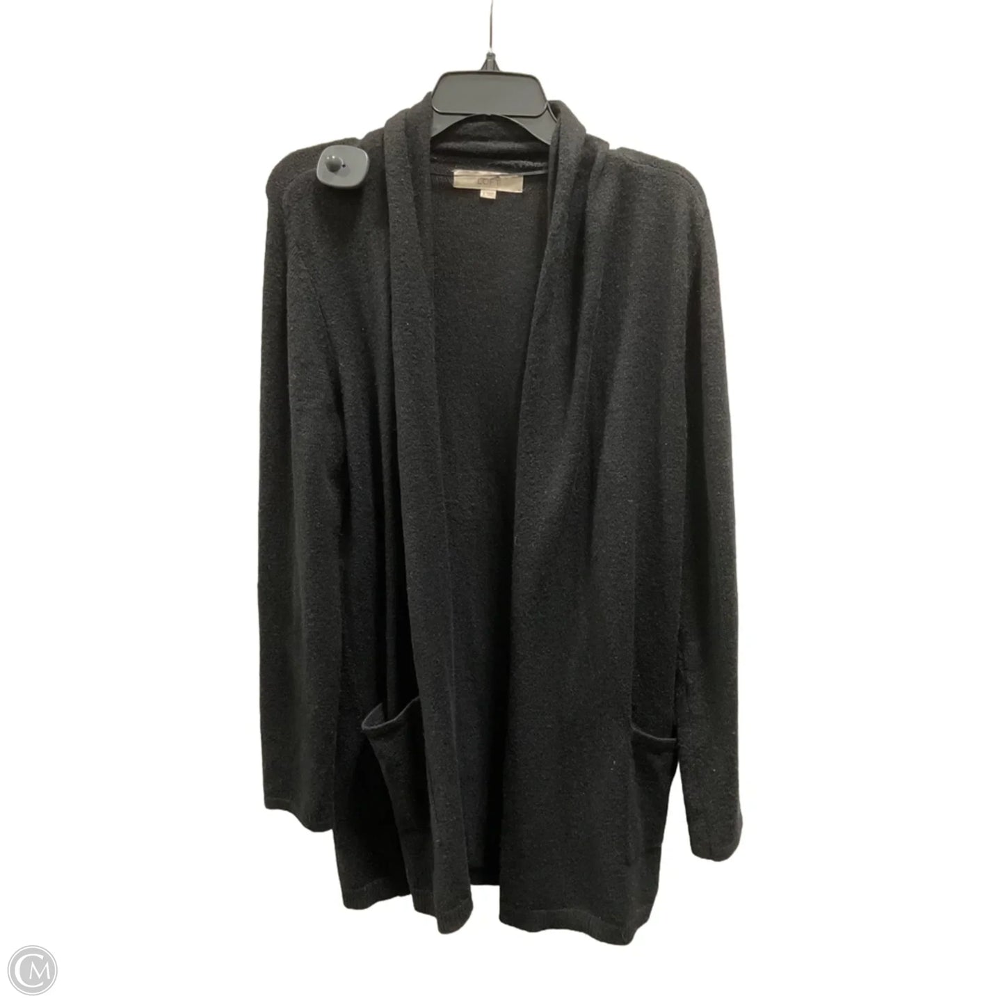 Sweater Cardigan By Loft In Black, Size: S