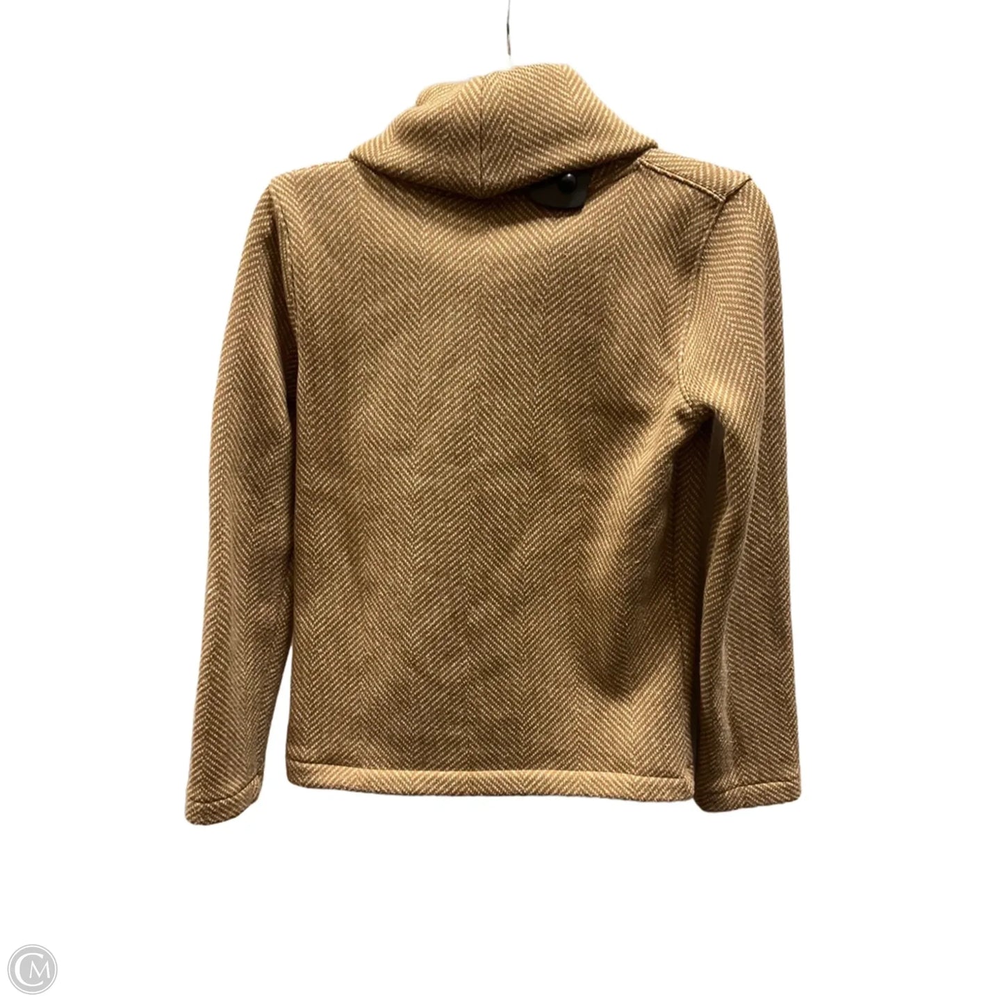 Top Long Sleeve Basic By J. Crew In Gold & White, Size: Xs