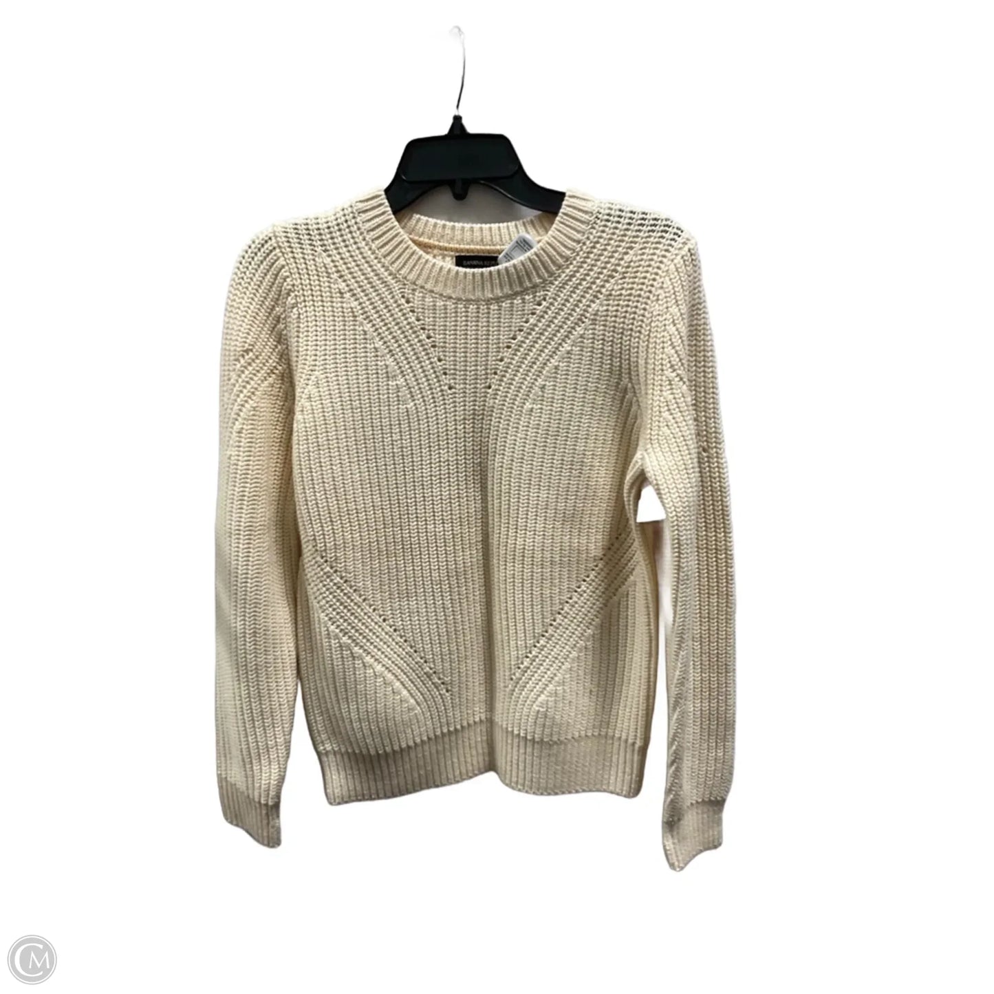 Sweater By Banana Republic In Cream, Size: S