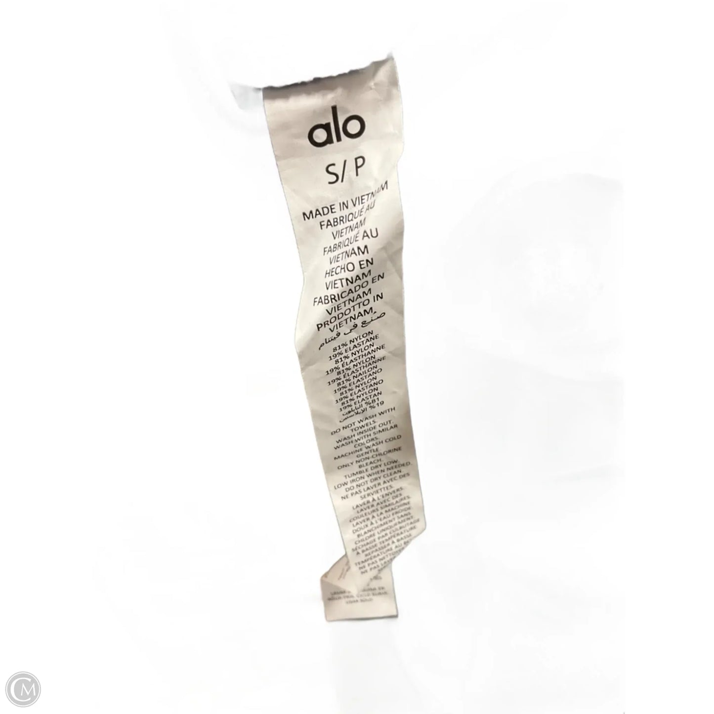 Athletic Leggings By Alo In Blue, Size: S