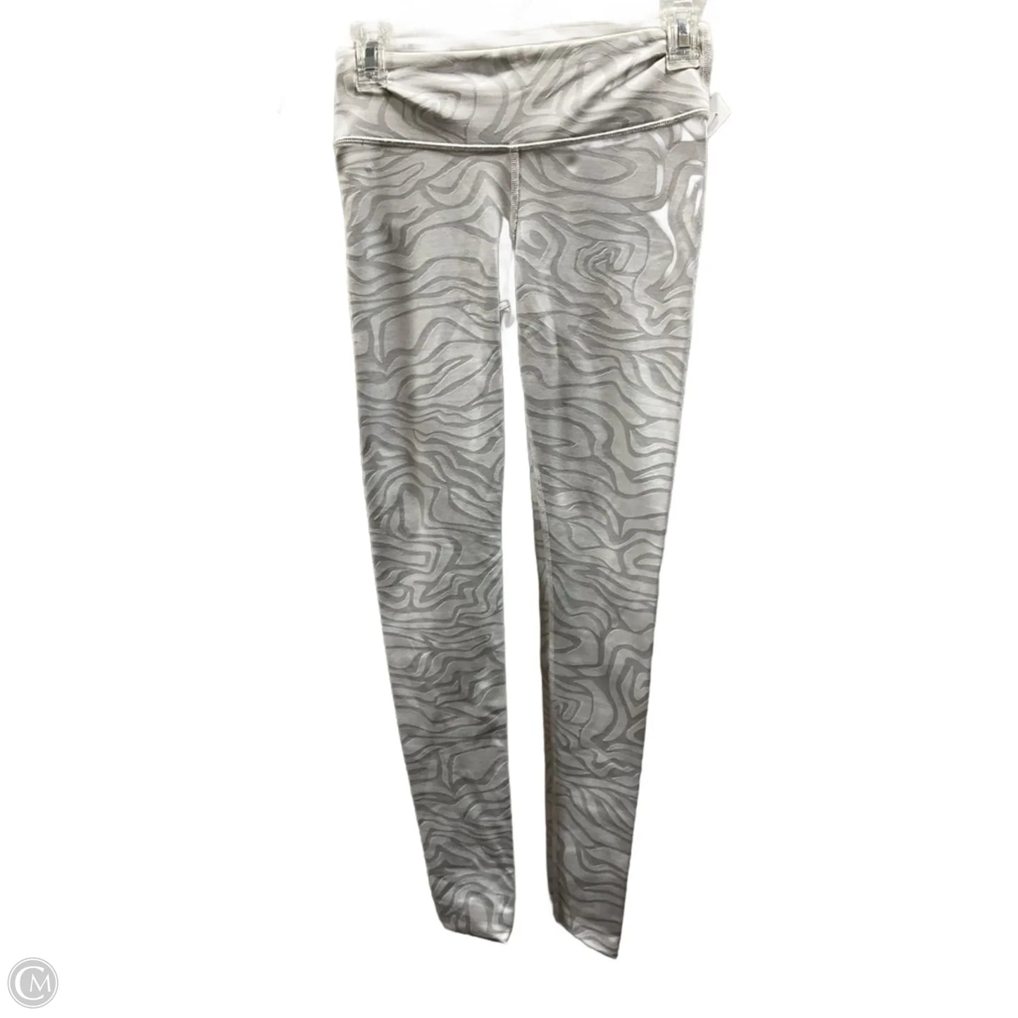 Athletic Leggings By Alo In Grey, Size: Xs