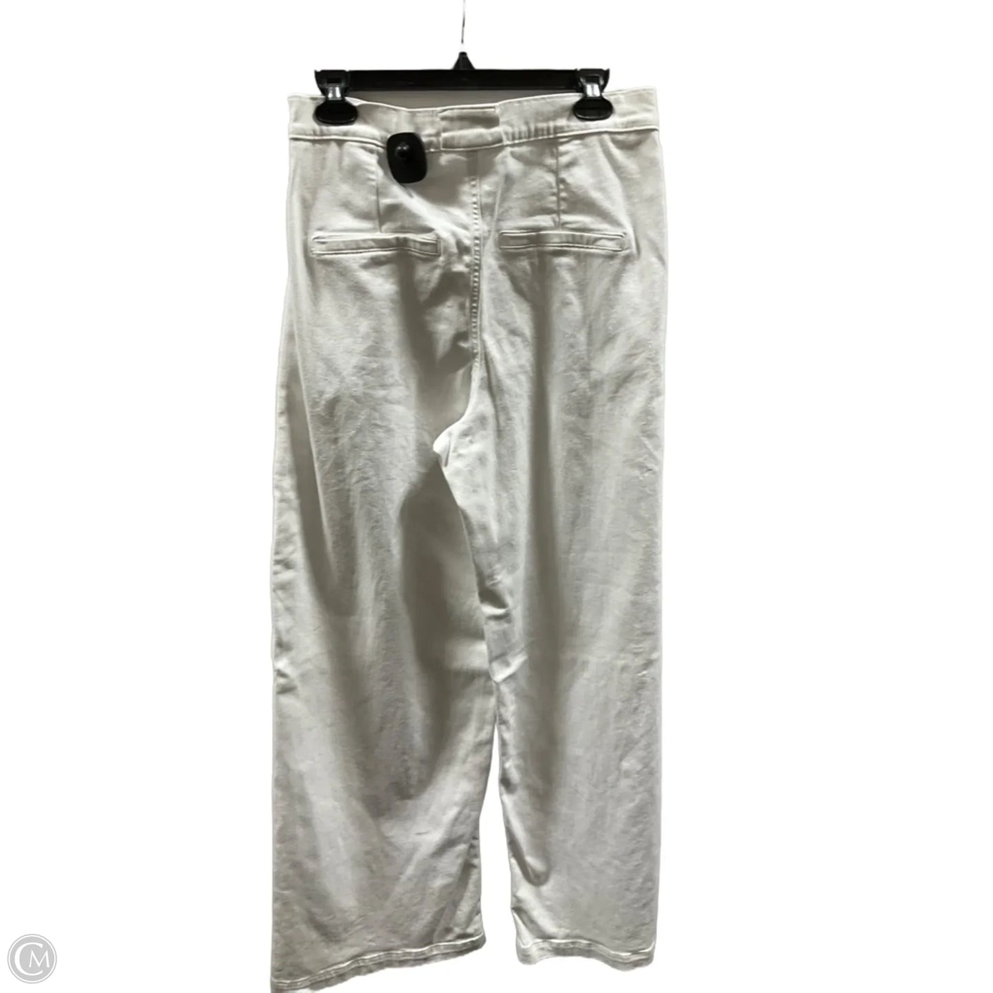 Jeans Wide Leg By Express In White, Size: 10