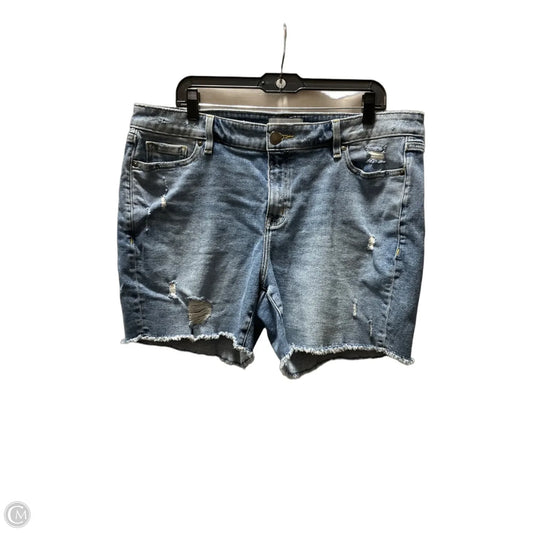 Shorts By Lane Bryant In Blue Denim, Size: 14