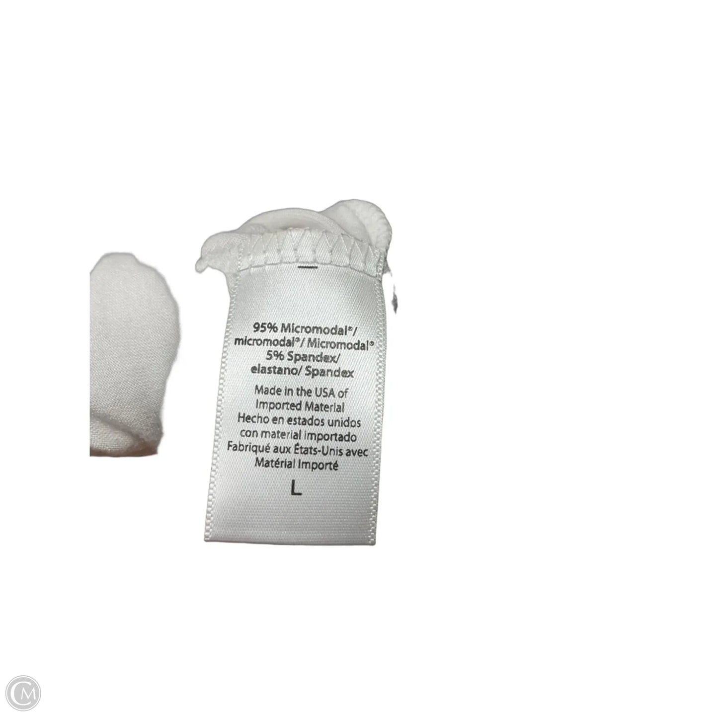 Athletic Tank Top By Beyond Yoga In White, Size: L