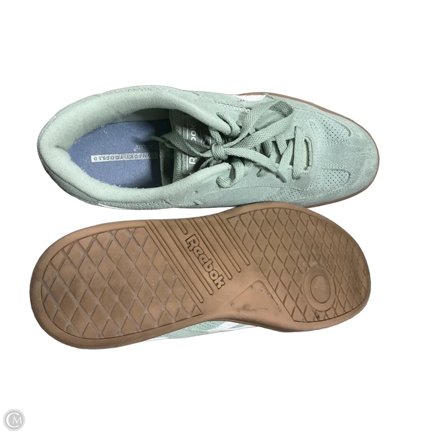 Shoes Athletic By Reebok In Green, Size: 9