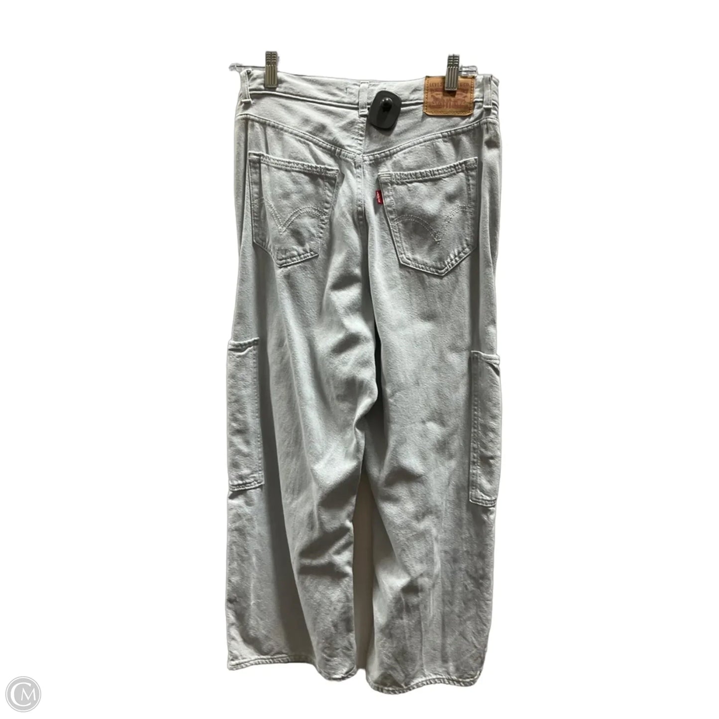Jeans Wide Leg By Levis In Blue Denim, Size: 6