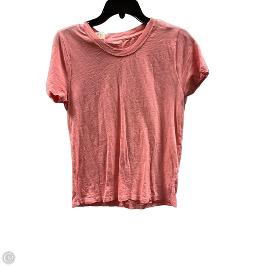 Top Short Sleeve Basic By J. Crew In Pink, Size: S