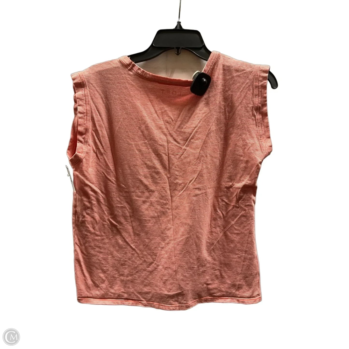 Top Sleeveless By Loft In Orange, Size: M